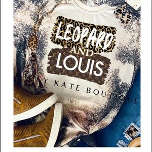 Leopard and Louis graphic tee